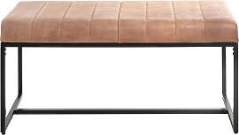 Sitzhocker HAKU, schwarz, B:100cm H:48cm T:38cm,