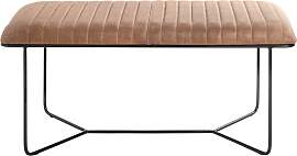 Sitzhocker HAKU, schwarz, B:100cm H:48cm T:38cm,