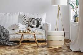 Sitzhocker KAYOOM "Hocker Elyse, Edler Touch