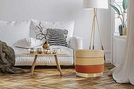 Sitzhocker KAYOOM "Hocker Elyse, Edler Touch