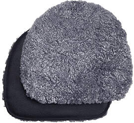 Sitzkissen Fell eckig Graphite