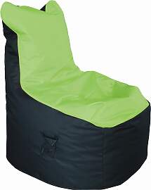 Sitzsack Cortona in Grün/Anthrazit