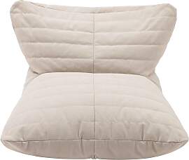 Sitzsack Marta Beige Webstoff