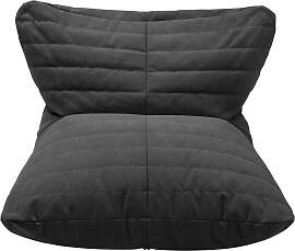 Sitzsack Marta Dunkelgrau Webstoff