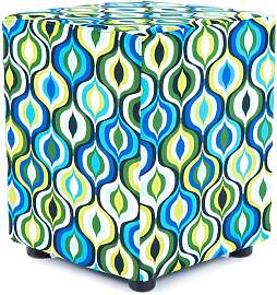 Sitzwürfel blau koralle exclusiv von Kaikoon