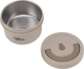 SIXRUN Lunchbox Rund, 600 ml, Edelstahl 316,
