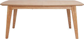 Skandinavischer Esstisch ausziehbar Eichenfurnier
