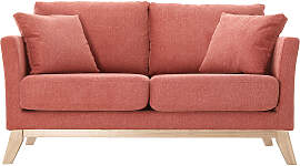 Skandinavisches 2-Sitzer-Sofa mit abnehmbarem