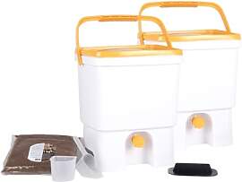 Skaza Bokashi Organko Set (2 x 16 Liter) Küche