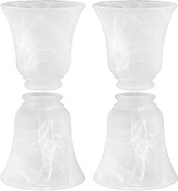 Skelang 4 Stück Lampenschirme aus Glas, 40 mm,