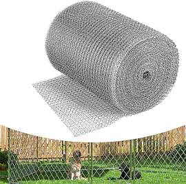 SKIKHN Drahtgitter Feinmaschig, 12,7CM x 12M