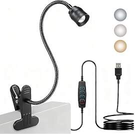 SKIKHN LED Leselampe Bett, Klemmlampe Bett,