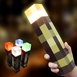 SKIKHN Wall Fackel Nachtlicht, 4 Farbe Craft