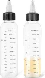 Skrfren 2 Stück Quetschflasche 120ml, 4oz Squeeze 