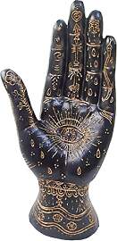 Skyant Palmistry Handstatue aus Kunstharz, zum