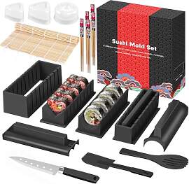 SKYSER Sushi Maker set, 20 Artikel Kit für