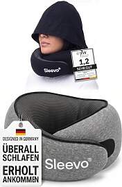 Sleevo Pro Nackenkissen mit Kapuze & Memory
