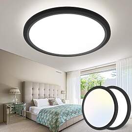 slochi 2 Stück LED Deckenleuchte 29CM, 3 Farben