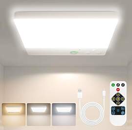 slochi Akku Lampe mit Bewegungsmelder, Dimmbar mit 