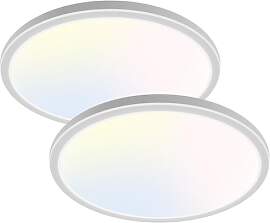 slochi Deckenlampe LED 2 Stück 39CM 36W 4200LM, 3 