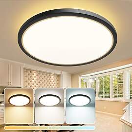 slochi LED Deckenleuchte 29CM, 3 Farben