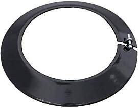 S&M 485206 Abdeckrosette schwarz glasiert