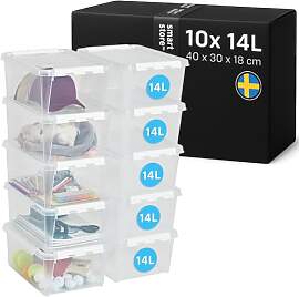 SmartStore - 10x Aufbewahrungsbox mit Deckel