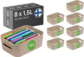 SmartStore Aufbewahrungsbox 8× 1.5 L | Klein S