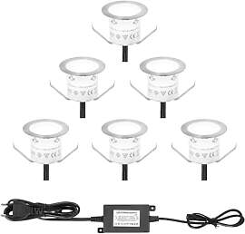 Smavolt 6er Set LED Bodeneinbaustrahler für