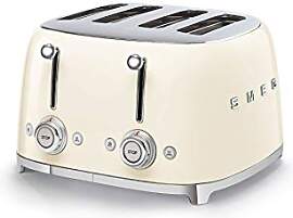 Smeg, 4x4 TSF03CREU -Toaster, 4 Schlitze für 4