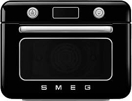 SMEG Multiofen "COF01BLEU", schwarz,