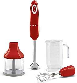 Smeg, Stabmixer HBF03RDEU, Turbo-Funktion und