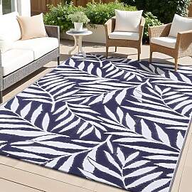 smiry Outdoor Teppich Wasserfest Balkon Camping