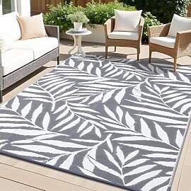 smiry Outdoor Teppich Wasserfest Balkon Camping