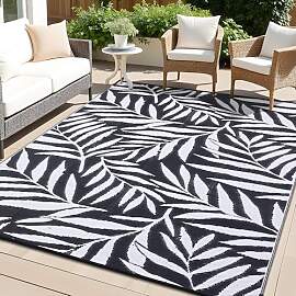 smiry Outdoor Teppich Wasserfest Balkon Camping