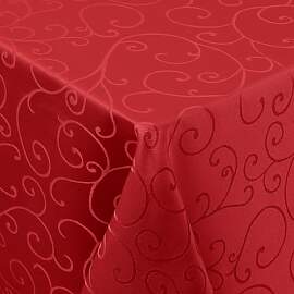 smiry Tischdecke Abwaschbar Ornamente Rechteckig