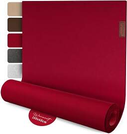 smøla Design Tischläufer Rot aus Filz I 150x40