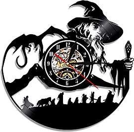 Smotly Vinyl Wanduhr - Herr der Ringe Thema,