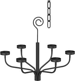 smtyle Schwarzer Kronleuchter für den