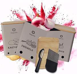 SnipeDo Kartoffel Aufbewahrungsbox Set – 3er Set 