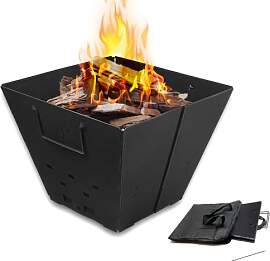 Snowpea - Tragbare Feuerstelle für Camping,