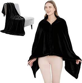 SNZ Flanell Decke Poncho Damen & Herren -