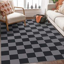 SOANNY Teppich Wohnzimmer Kurzflor, super weich,