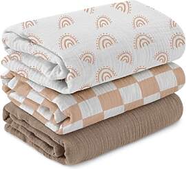 Soarwg Kids Musselin Pucktücher für Neugeborene, 