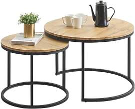 Soayone Couchtisch 2er Set, Moderne Couch Tisch