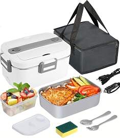 SOBEAU Elektrische Lunchbox, 3-in-1 12/24/220V