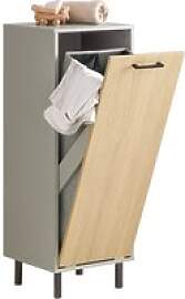 SoBuy BZR132-NG Wäscheschrank mit ausklappbarem