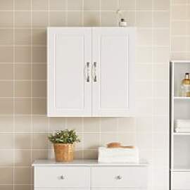 SoBuy FRG231-W Hängeschrank mit Zwei Türen