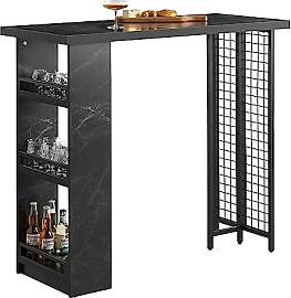 SoBuy FWT100-SCH Bartisch Esstisch Balkontisch