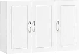 SoBuy Hängeschrank Bad weiß - Badezimmerschrank